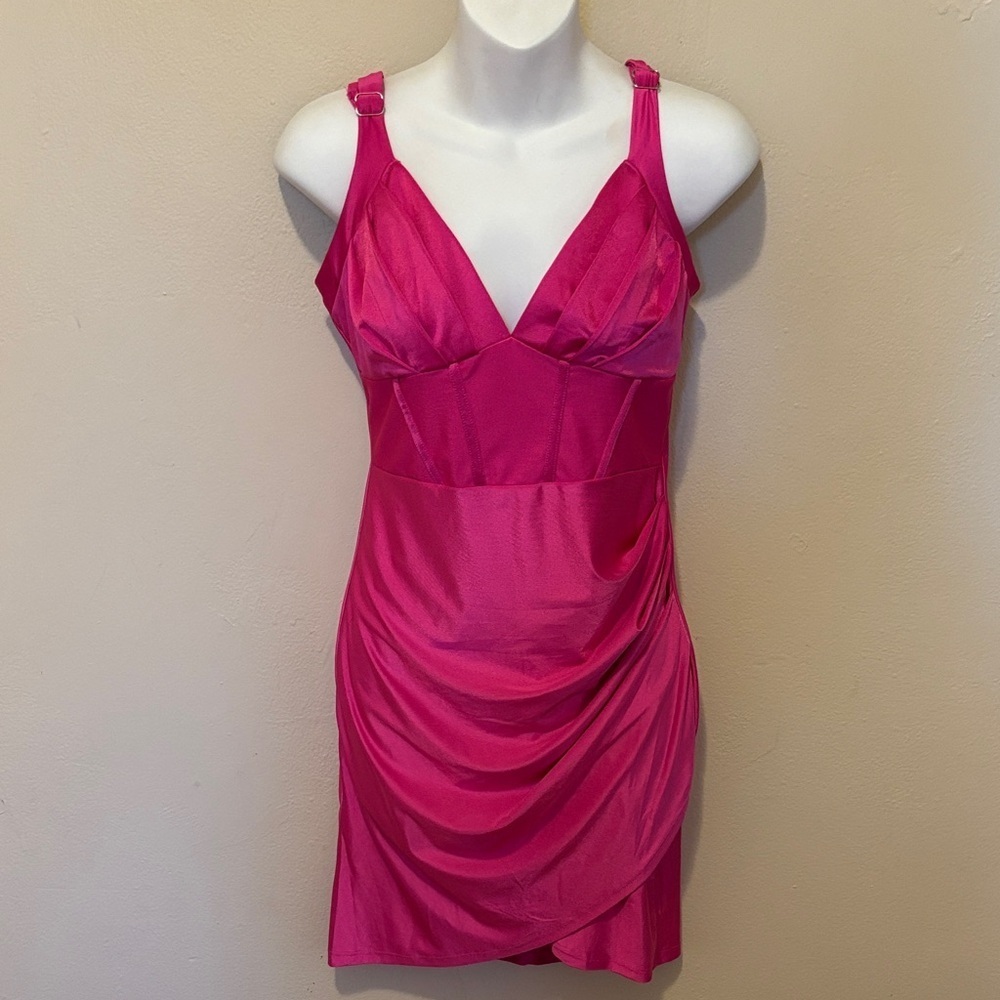Elegant Hot Pink Chemise
